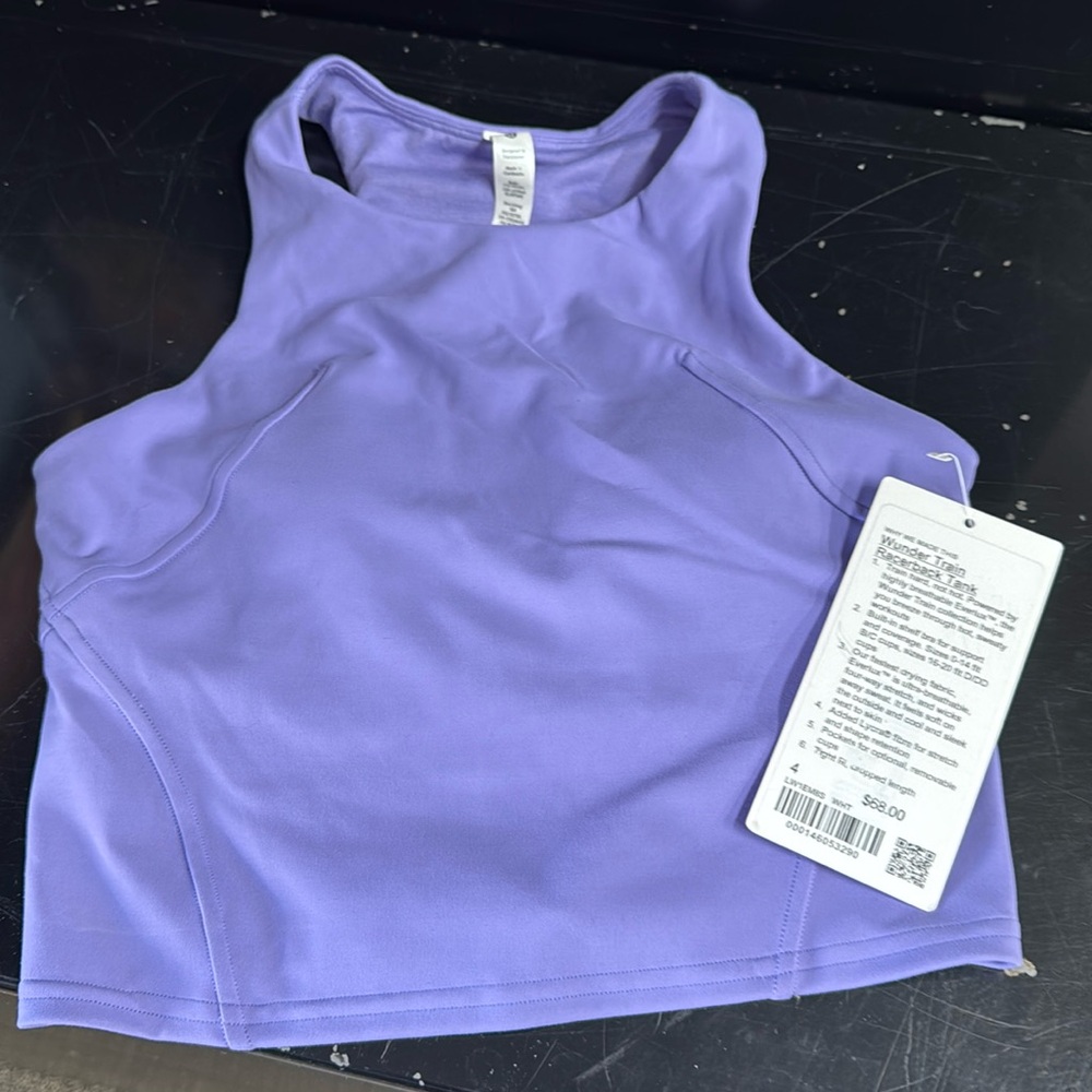 BRAND NEW Lululemon Wunder Train Racerbank Tank